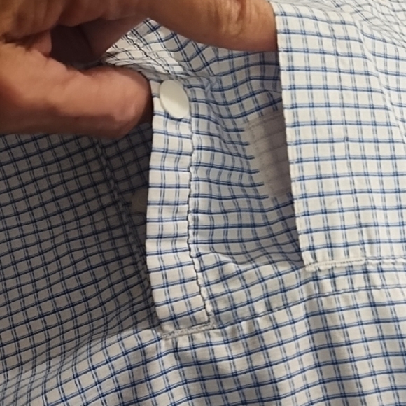 Performance Fishing Camping Hiking Shirt Roll Tab Sleeves Pockets Vented Back - Picture 7 of 15